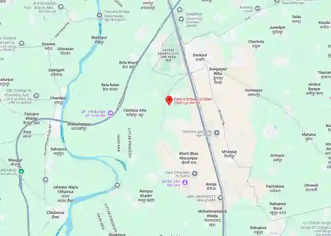 Location Map Yamuna Expressway